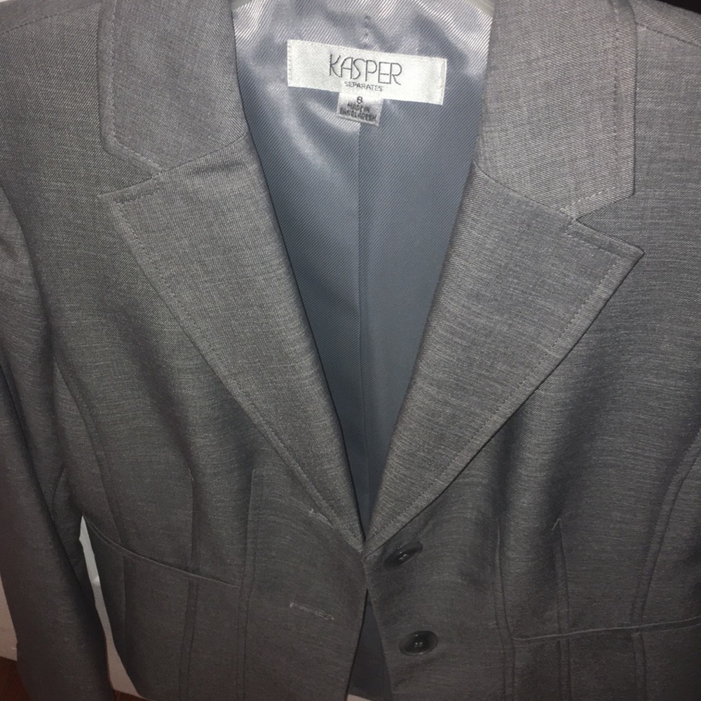 Gray Kasper Blazer